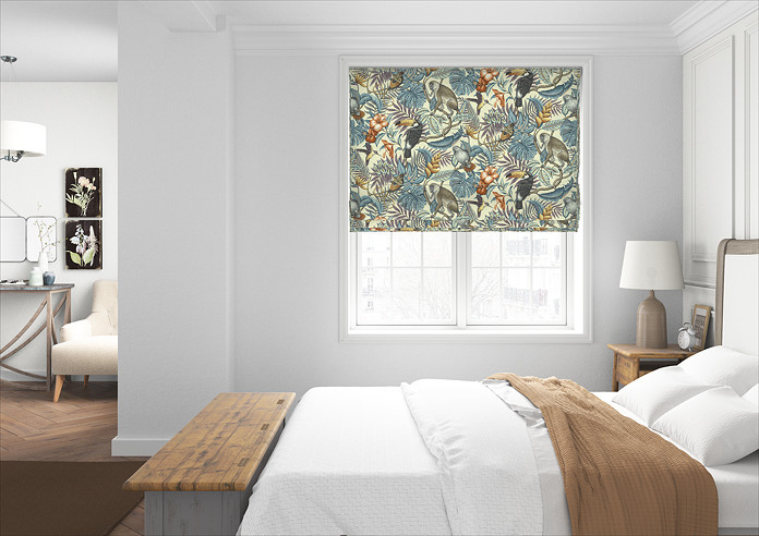Rain Forest, Henna - Roman Blind - Image 5